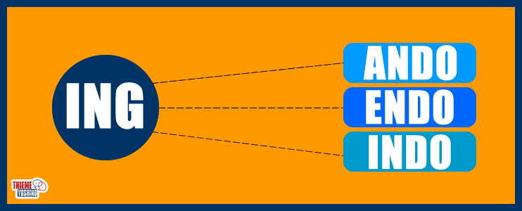 Acrescentar ing aos Verbos