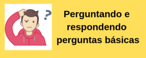 Perguntas básicas em inglês