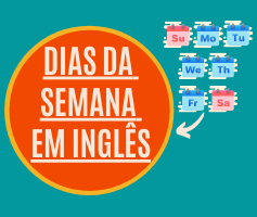 Dias da semana em inglês com pronúncia e exemplos em freses
